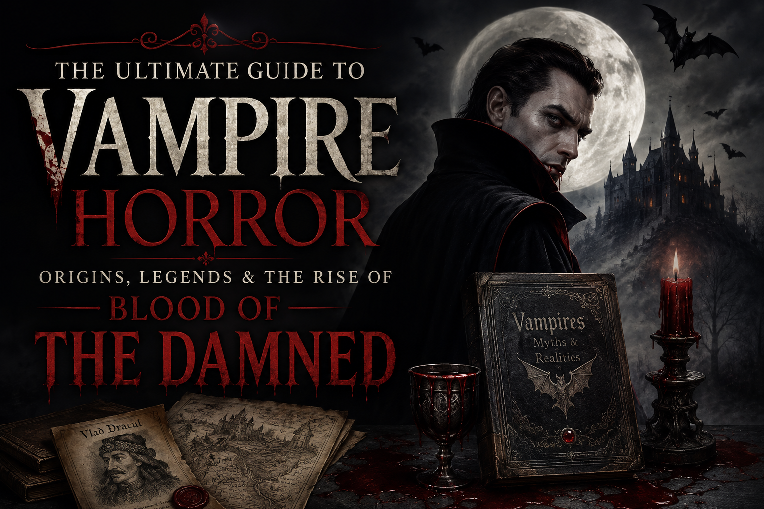 The Ultimate Guide to Vampire Horror Origins, Legends & the Rise of Blood of the Damned