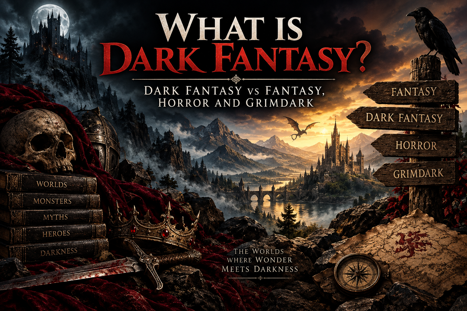 What Is Dark Fantasy Dark Fantasy vs Fantasy, Horror and Grimdark